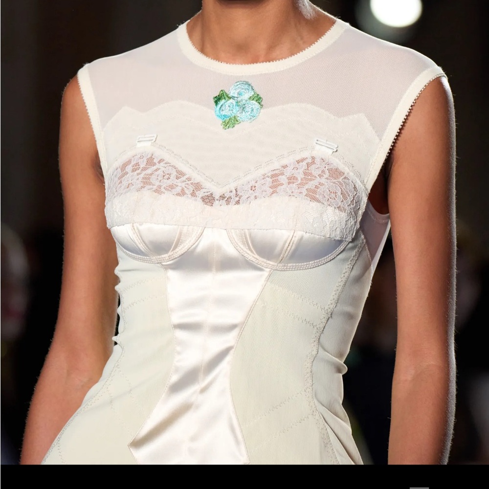 Tory Burch White Lace Blouse